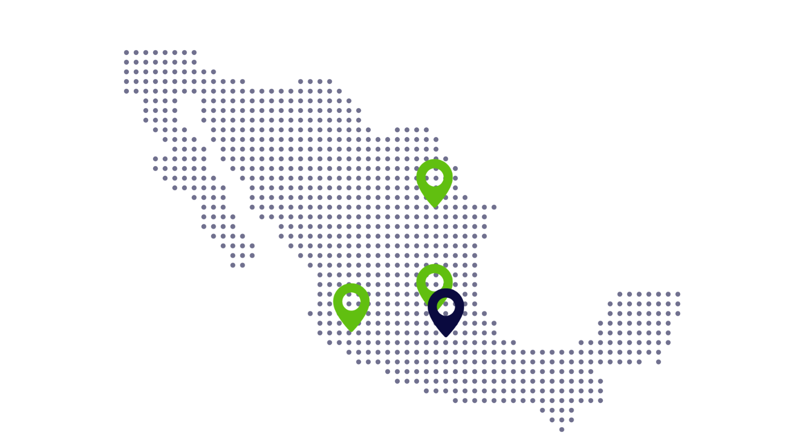 Mapa de cobertura en México